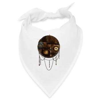 Steampunk Die coolste Subkultur - Bandana - Weiß - Vorne