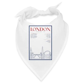 London - Bandana - Weiß - Vorne