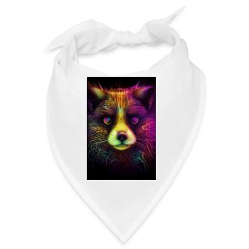 Waschbär in der 5. Dimension - Bandana - Weiß - Vorne