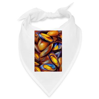 Muscheln - Bandana - Weiß - Vorne