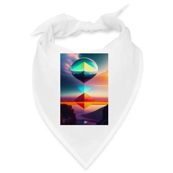 Magie und Farbe - Bandana - Weiß - Vorne
