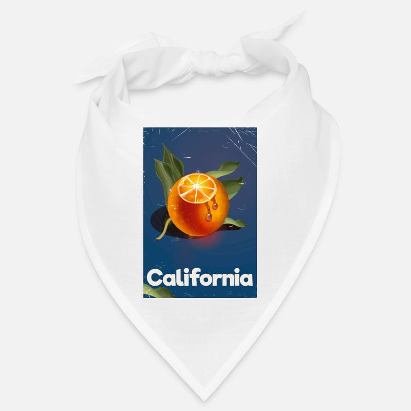 Affiche de voyage California Oranges Bandana