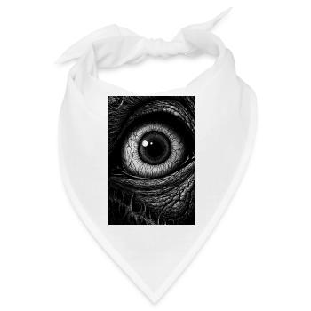 Das Auge des Grauens - Bandana - Weiß - Vorne