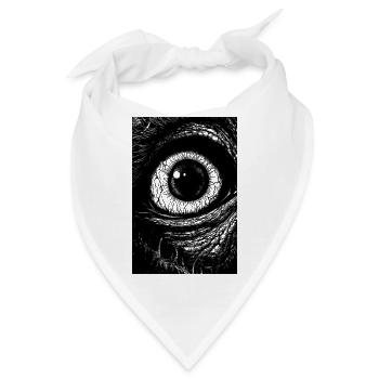 Das Auge des Grauens - Bandana - Weiß - Vorne