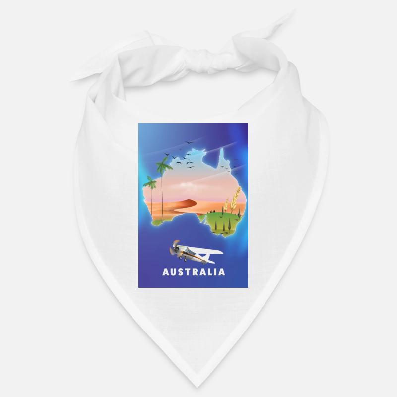 Australia travel map Bandana