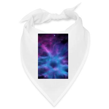 Galaxie Bild - Bandana - Weiß - Vorne