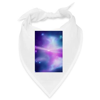 Galaxie Bild - Bandana - Weiß - Vorne