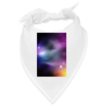 Galaxie Bild - Bandana - Weiß - Vorne