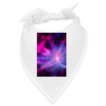 Galaxie Bild - Bandana - Weiß - Vorne