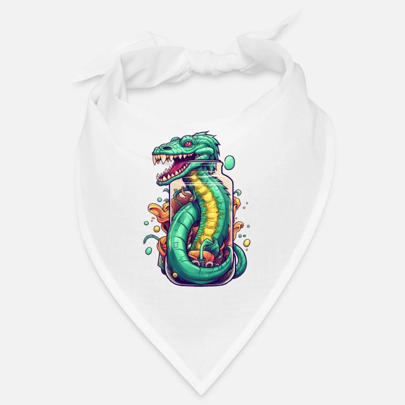 Dessin de tatouage de basilic Bandana