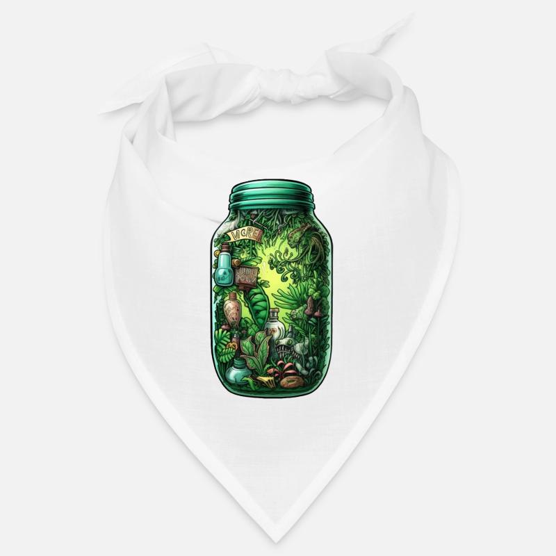 Jungle Bottle Drawing Bandana