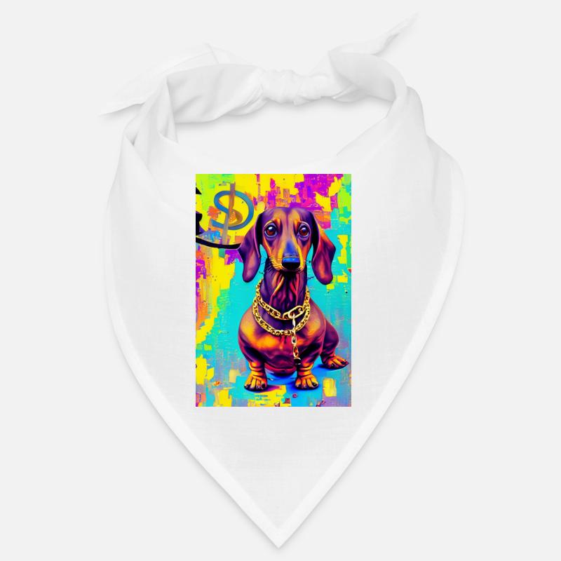 Modern Pop Art Print | Badger with Graffiti Colorful Bandana