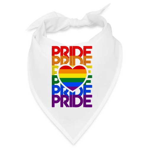 Pride Love Rainbow Heart - Bandana