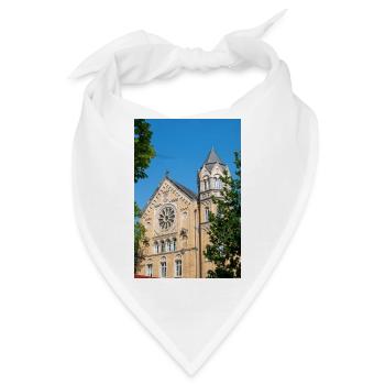 historisches Gebäude Ratsgymnasium - Bandana - Weiß - Vorne