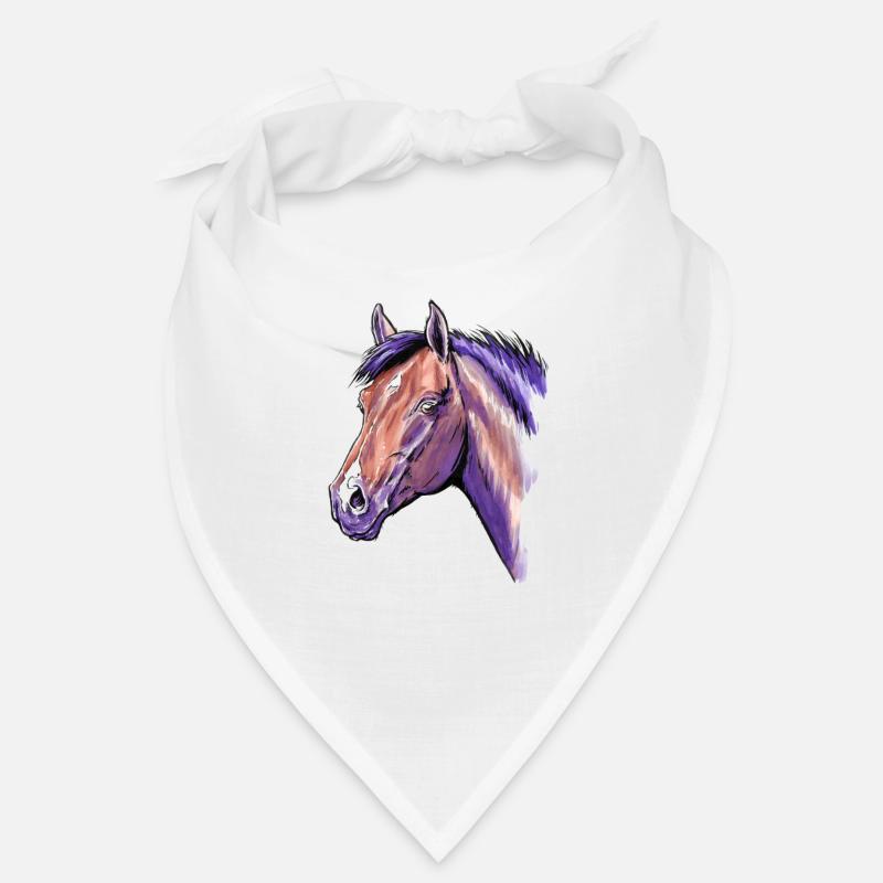 Portrait de cheval Bandana