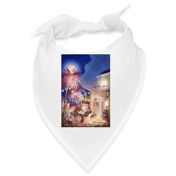 Orientalische Magie - Bandana - Weiß - Vorne