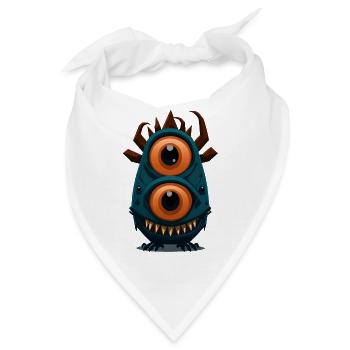 Totem des Monster-Totems - Bandana - Weiß - Vorne