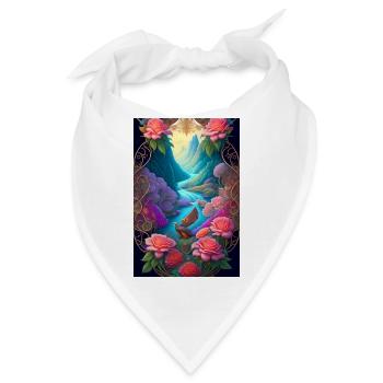 Zauberhaftes Paradis (Jones) - Bandana - Weiß - Vorne