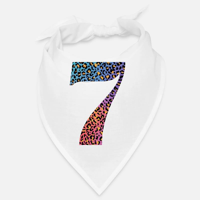 7th Birthday Leopard Bandana