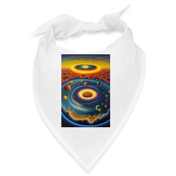 Im eigenen Kosmos - Bandana - Weiß - Vorne