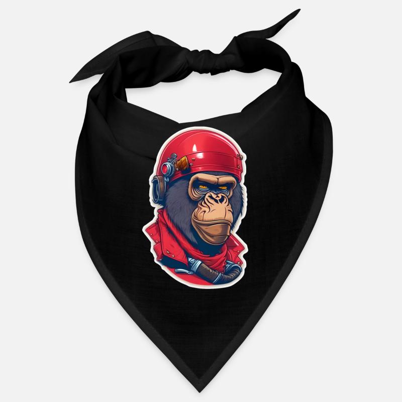 gorille motard singe Bandana