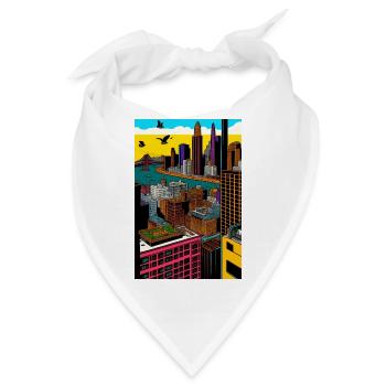 San Francisco - Bandana - Weiß - Vorne