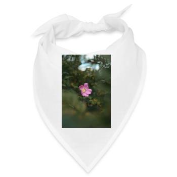 Blume - Bandana - Weiß - Vorne