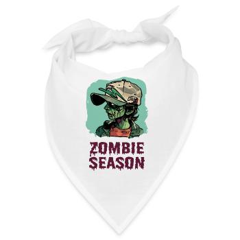 Zombie-Saison - Bandana - Weiß - Vorne