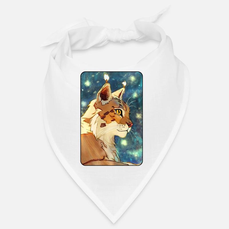 Luchs im Profil Bandana