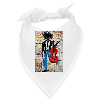 "Die Entstehung der urbanen Symphonie" - Bandana - Weiß - Vorne
