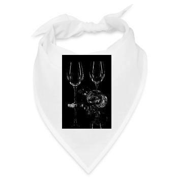 Weinglaeser - Bandana - Weiß - Vorne