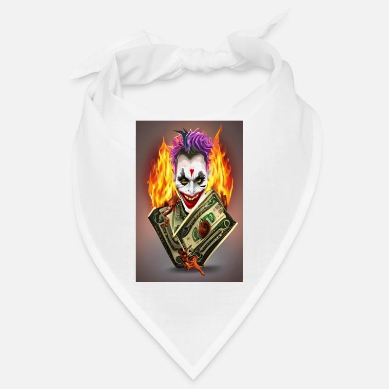 Dollar Joker Card Bandana