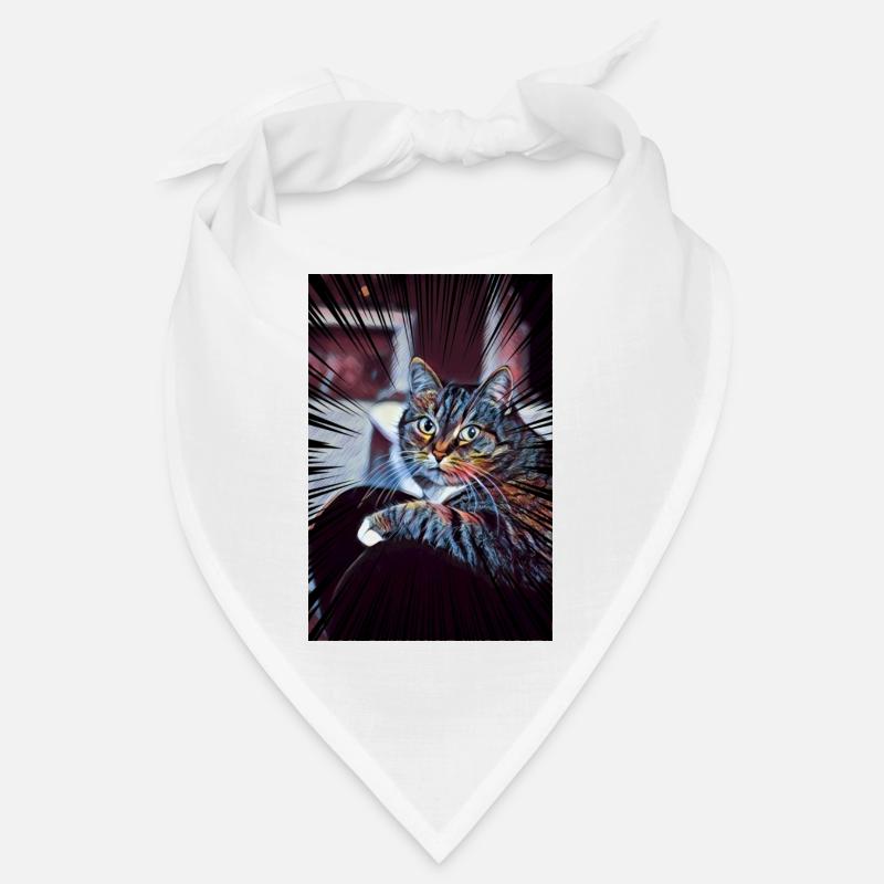 Süße Katze Comic Bandana