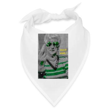 Scheiß Krieg! - Bandana - Weiß - Vorne