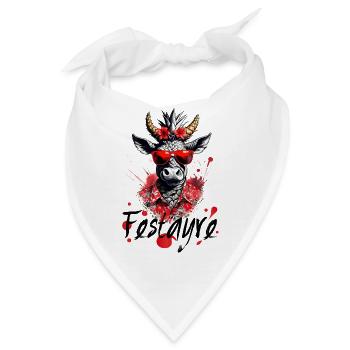 Festayre! Féria de Béziers, Dax, Nîmes, Bayonne - Bandana - Weiß - Vorne