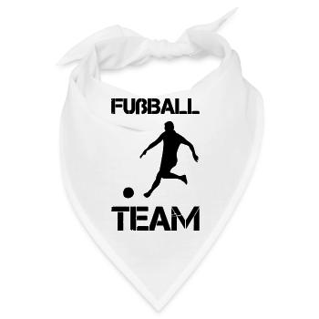fußball team - Bandana - Weiß - Vorne