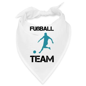 fußball team - Bandana - Weiß - Vorne