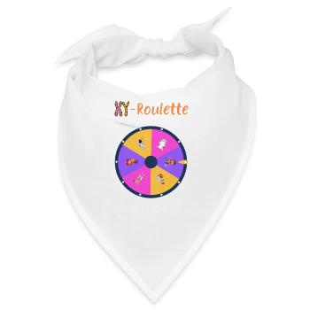 XY-Roulette - Bandana - Weiß - Vorne
