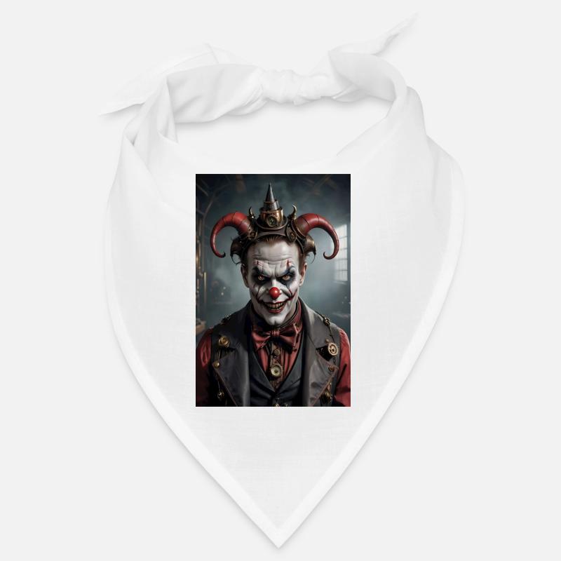 Steampunk Devil Clown Bandana