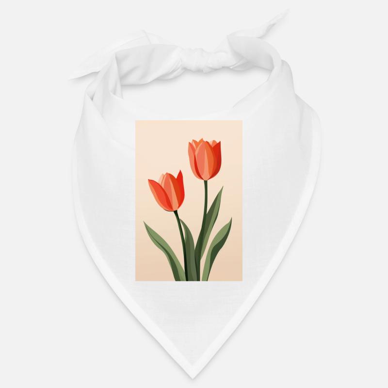 Tulipes botaniques Boho Bandana