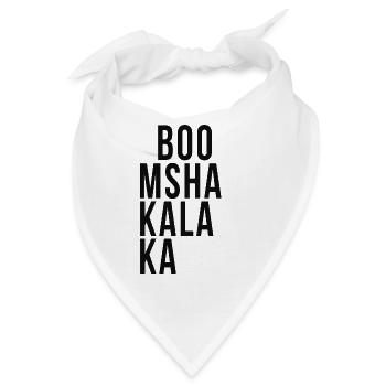 Boom Shakalaka - Bandana - Weiß - Vorne