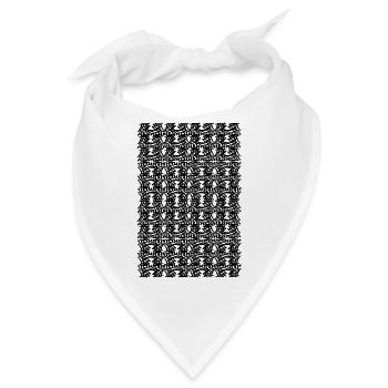 UNI-Struktur - Bandana - Weiß - Vorne