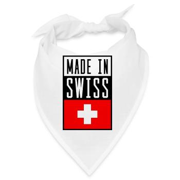 swiss made in - Bandana - Weiß - Vorne