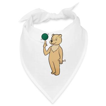 Ball - Bandana - Weiß - Vorne