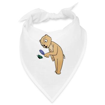 Lupe - Bandana - Weiß - Vorne
