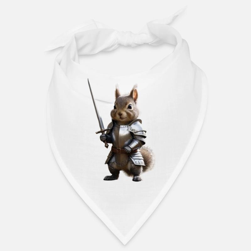 écureuil chevalier épée 1 Bandana