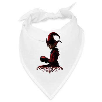 Die dunkle Weihnachtszeit. - Bandana - Weiß - Vorne