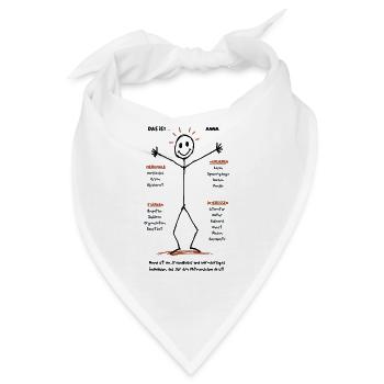 Das ist Anna - Bandana - Weiß - Vorne
