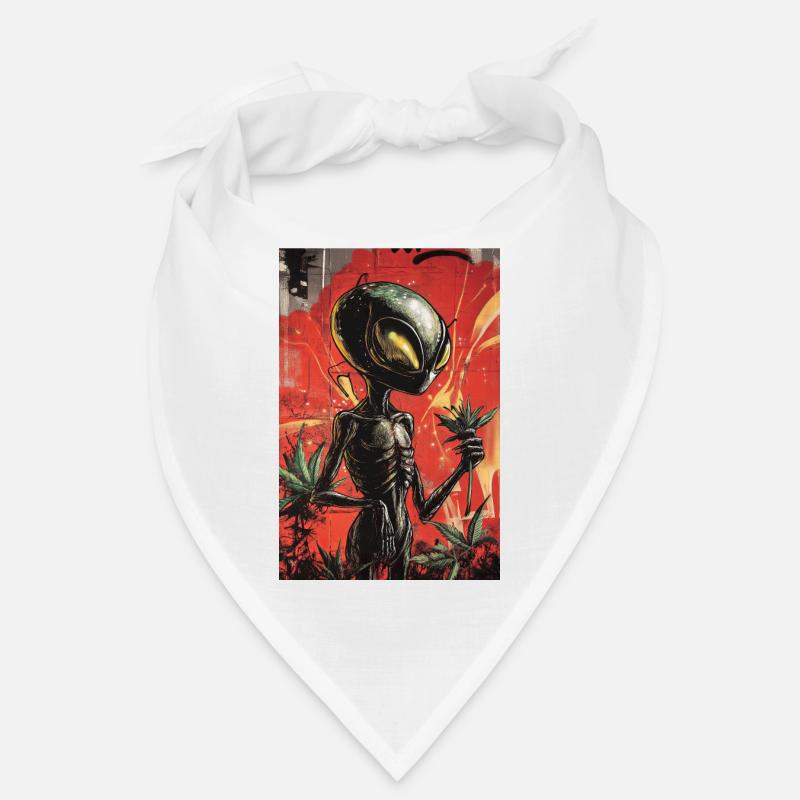 Graffiti de jardinier extraterrestre Bandana