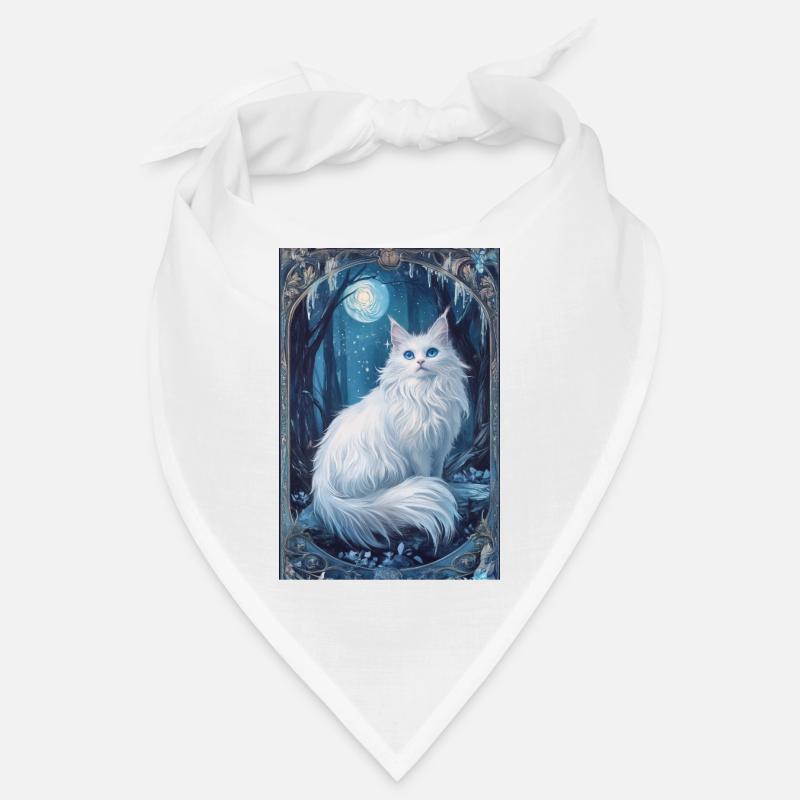 Cloudtail Cloud Tail Beau chat blanc hiver Bandana